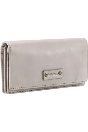 Maître Maître Leren Portemonnee Steinbach Immine Purse lf14f Grijs