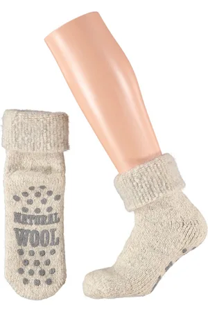 Apollo Slofsok - anti slip - wol - lekker warm - - maat 43-48