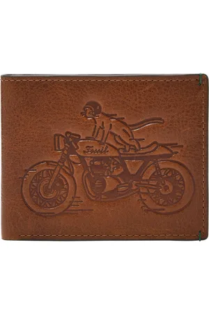 Fossil Portemonnee Bronson Bifold Cat Bruine