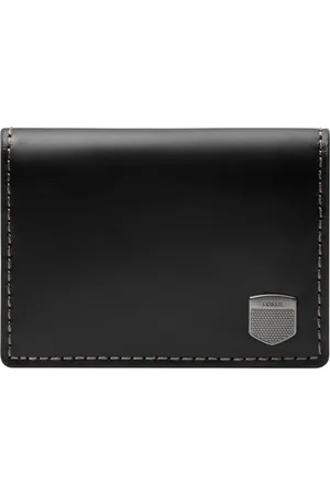 Fossil Leren Kaarthoes Hayes Card Bifold Zwart