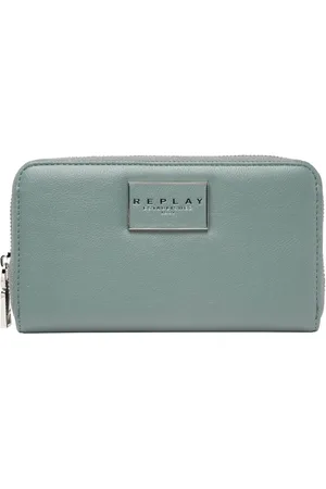 Replay Portemonnee Zip Around Wallet Groene