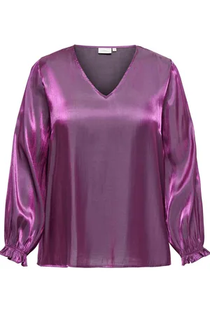 ONLY CARFRITZ L/S V-NECK OP WVN BF - Dames - T-shirts