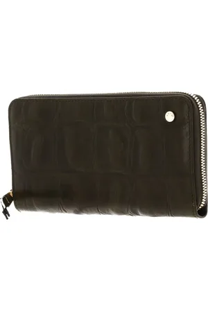 Abro+ Leren Portemonnee Leather Primitivo Wallet Olijfgroen