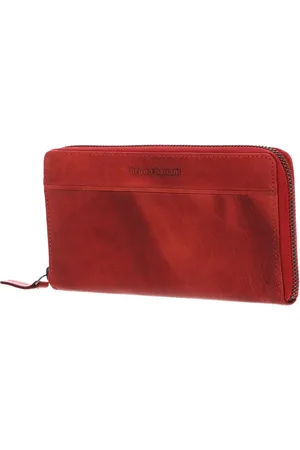 Bruno Banani Leren Portemonnee Frankfurt Zip Around Wallet Rood