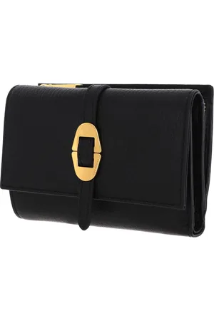 Coccinelle Leren Portemonnee Cosima Wallet Zwart