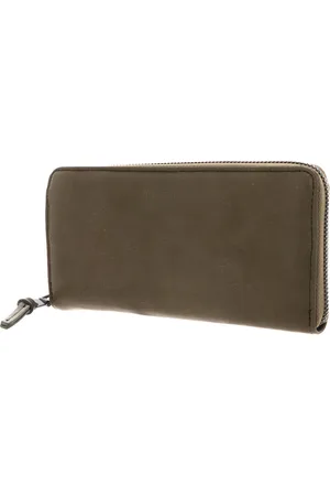 FREDsBRUDER Leren Portemonnee Jola Wallet Big Groene