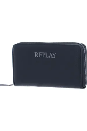 Replay Portemonnee Gusset Wallet with Zipper Zwart