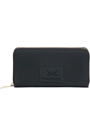 Sansibar Portemonnee Zip Wallet Blauwgrijs