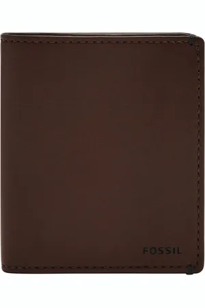 Fossil Portemonnee Joshua Vegan Cactus Bifold Donkerbruin