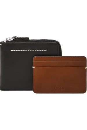 Fossil Kaarthoes Kaarthouder Westover Large Zip Bifold Zwart