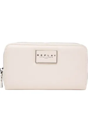 Replay Portemonnee Zip Around Wallet Beige