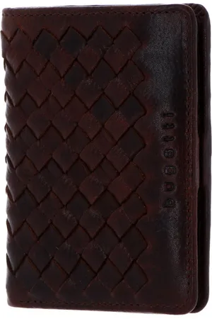 Bugatti Kaarthoes Woven Cardcase With Note Compartment Bruine