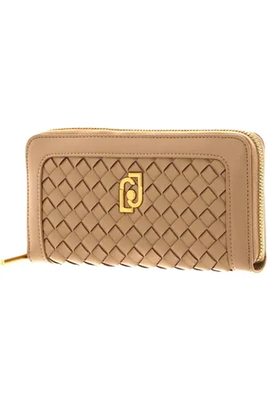 Liu Jo Portemonnee Elynia Zip Around Wallet Beige