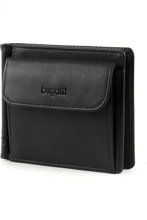 Bugatti Leren Portemonnee City Line Dollarclip 8CC Zwart