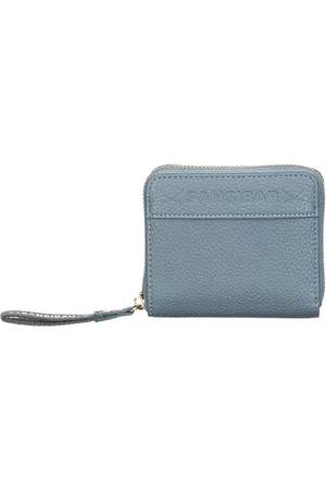 Sansibar Portemonnee Zip Wallet Blauwgrijs
