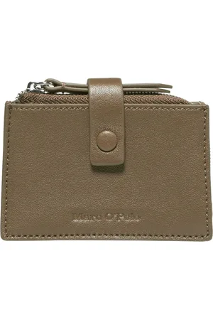 Marc O’ Polo Leren Portemonnee Carina Zip Wallet Bruine