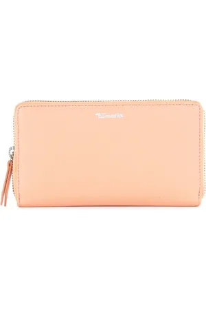 Tamaris Leren Portemonnee Amanda Zip Around Wallet Abrikoos