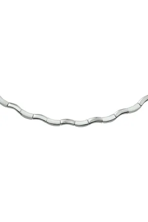 Cataleya Jewels Zilveren collier poli/mat 4,2 mm 43 cm