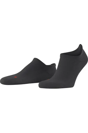 Falke Cool Kick anatomische pluche zool functioneel garen sneakersokken unisex grijs