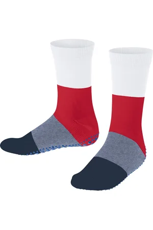 Falke Summer Slofsokken antislip noppen katoen huissokken kinderen wit