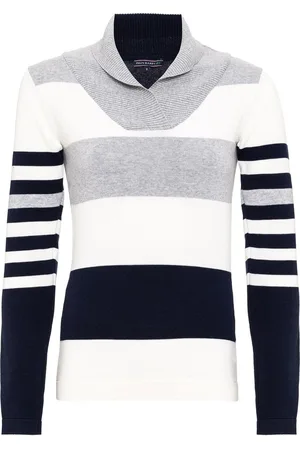 Felix Hardy Sjaalkraag Trui - Sweater %100 Katoen Dames - Xl