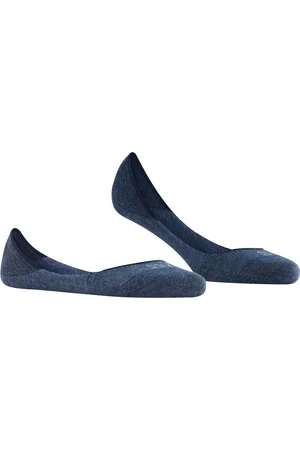 Falke Step Medium Cut dames kousenvoetjes - donkerblauw (navy melangeange)