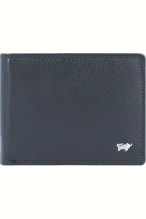 Braun büffel Braun Büffel Leren Portemonnee GOLF Edition Horizontal 11 Card Wallet Zwart