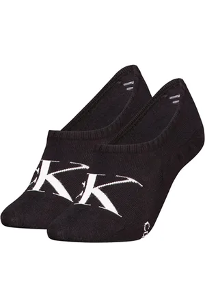 Calvin Klein 2-paar Footie High cut sokken - Logo monogram - 42