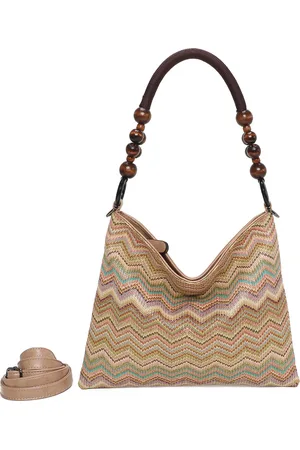 Inès Delaure Hippe summer bag - groen