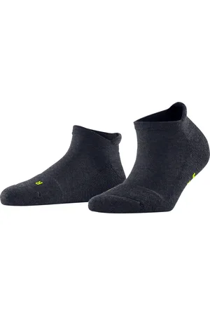 Falke Keep Warm anatomische pluche zool merinowol sneakersokken dames blauw