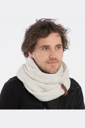 Knit Factory Coco Gebreide Colsjaal - Ronde Sjaal - Nekwarmer - Wollen Sjaal - Colsjaal - Dames sjaal - Heren sjaal - Unisex - - One Size