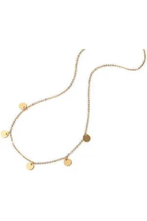 Joboly Muntjes Coin Rondje Cirkel Ketting - Dames - - 45 cm