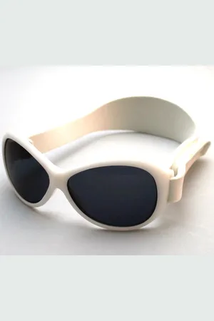 Banz UV-beschermende zonnebril voor kinderen - Retro - Wit - maat Onesize (0-2yrs)