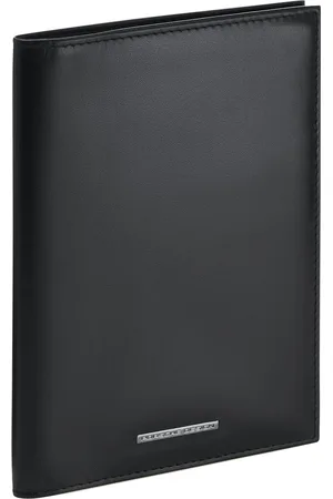 Porsche Design Leren Identiteitskaarthoesje Classic Passport Holder Zwart