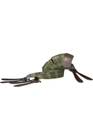 Pierre Mouton Bretel - Volwassenen - Heren - Tartan - Bretel - met Leertjes - - 140cm - 35mm - XL - XXL