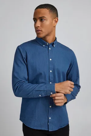 Casual Friday Anton BD Ls Denim Men’s Shirt with Button Down maat L