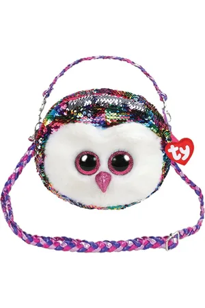 TY Plush - Sequin Purse - Owen the Owl (95123)