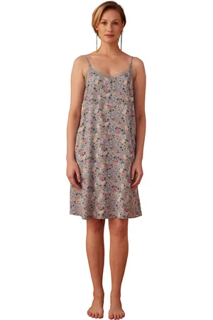 Envie de Fraise Nachtjurk met schouderbandjes en bloemenprint