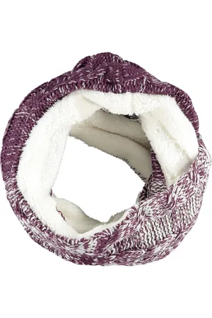 sarlini | Snood Ronde Paars Dames colsjaal | Knitted Kabel Gebreid | Charlie
