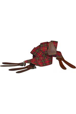 Pierre Mouton Bretel - Volwassenen - Heren - Tartan - Bretel - met Leertjes - - 140cm - 35mm - XL - XXL