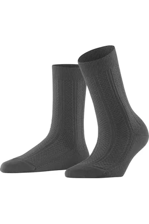 Falke Needlepoint Sok Dames 47114 3093 dark rock 41-42
