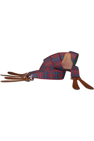 Pierre Mouton Bretel - Volwassenen - Heren - Tartan - Bretel - met Leertjes - - 120cm - 35mm - M - L