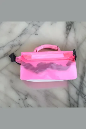 Merkloos Waterdichte Leuke Heuptas Doorzichtig 17X22cm - Waterproof - Kano - Vakantie - Regen - Op Reis - Reizen - Waterdicht – Transparante Heuptas – Outdooractiviteiten – Waterdicht en Handig – Reizen en Dagelijks Gebruik – – 17X22cm
