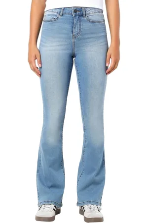 Noisy May Dames Jeans Broeken NMSALLIE HW FLARE JEANS VI162LB flared Fit Blauw 25W / 30L Volwassenen