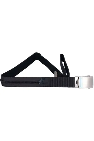 Merkloos Canvas survival riem - - met opbergvak voor geld/sleutels - voor volwassenen - verstelbaar