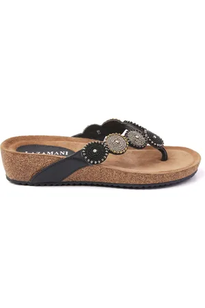 Lazamani Dames Slippers 75.455 Black