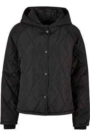 Urban classics Oversized Diamond Quilted Hooded Jacket - 3XL