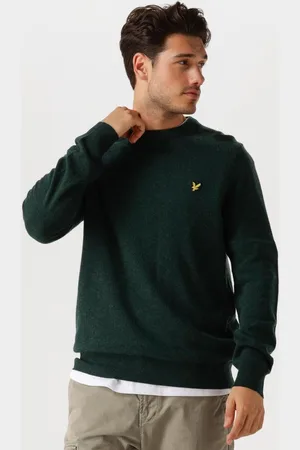 Lyle & Scott Lambswool Blend Crew Neck Jumper Truien & Vesten Heren - Sweater - Hoodie - Vest-