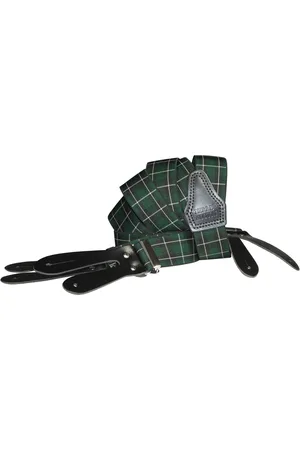 Pierre Mouton Bretel - Volwassenen - Heren - Tartan - Bretel - met Leertjes - - 140cm - 35mm - XL - XXL