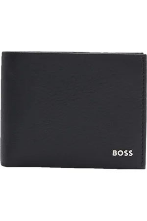 HUGO BOSS Leren Kaarthouder New Crosstown Wallet Zwart